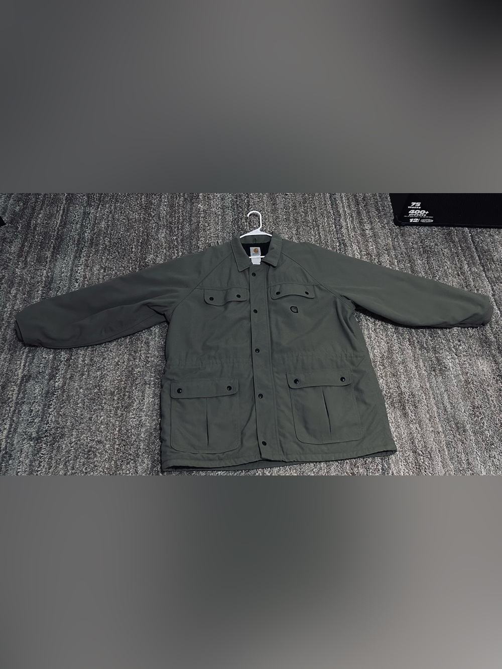 Vintage Carhartt C41 T.A.C. 1000 Olive Field Coat Men’s Large 90s Workwear